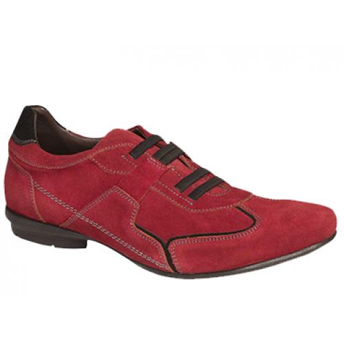 Bacco Bucci "Adria" Brick Suede Shoes 7644
